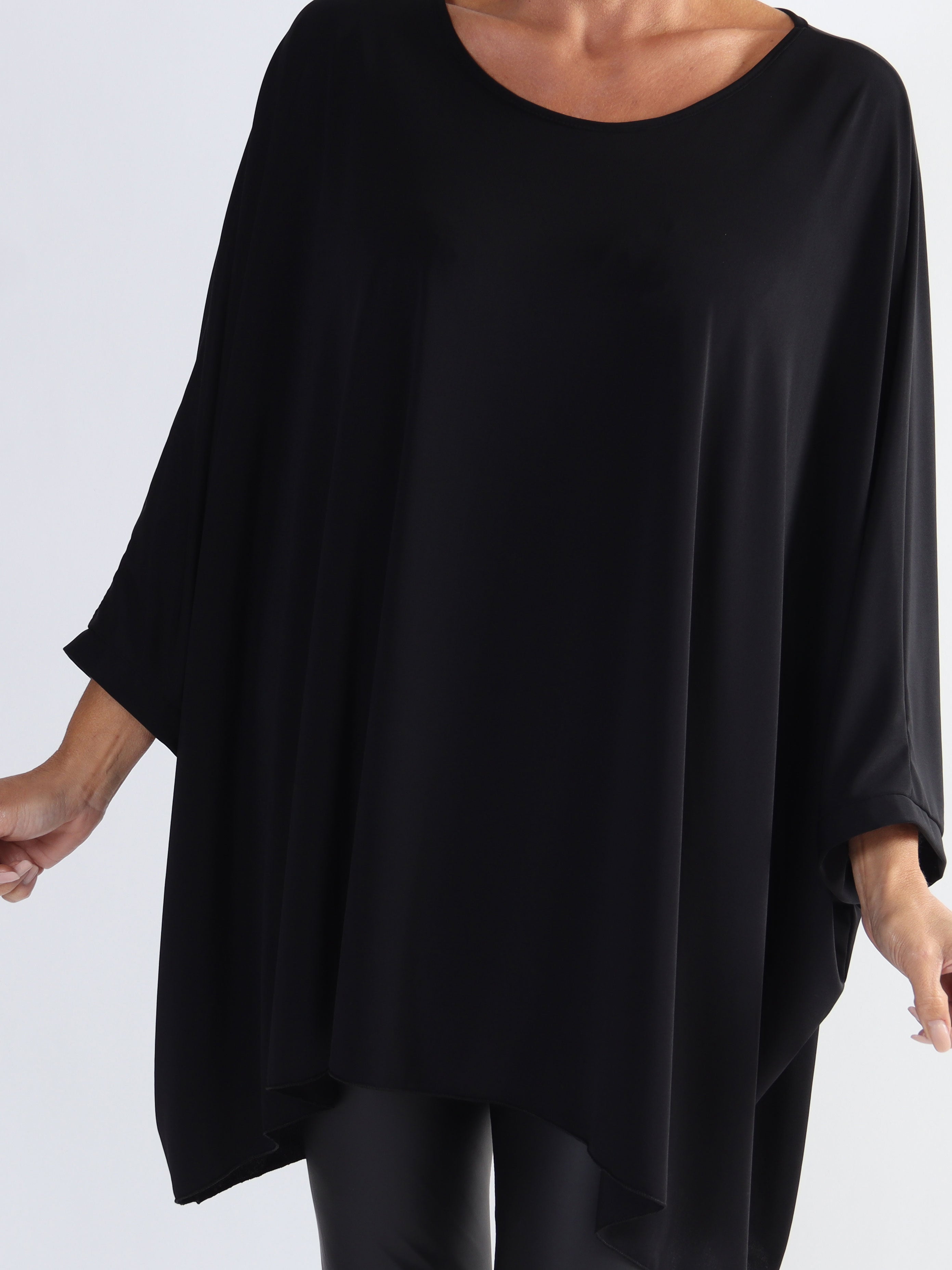 Estella - Plus size tunika med fladdermusärmar